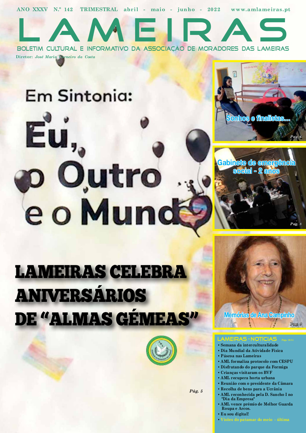 Boletim Cultural nº 142 - abril, maio e junho de 2022