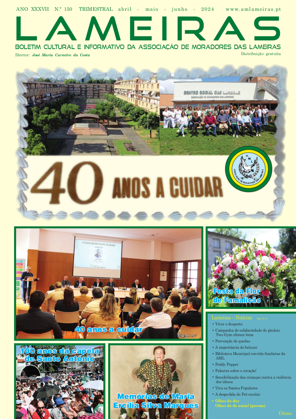 Boletim Cultural n.º 150 - abril, maio e junho de 2024